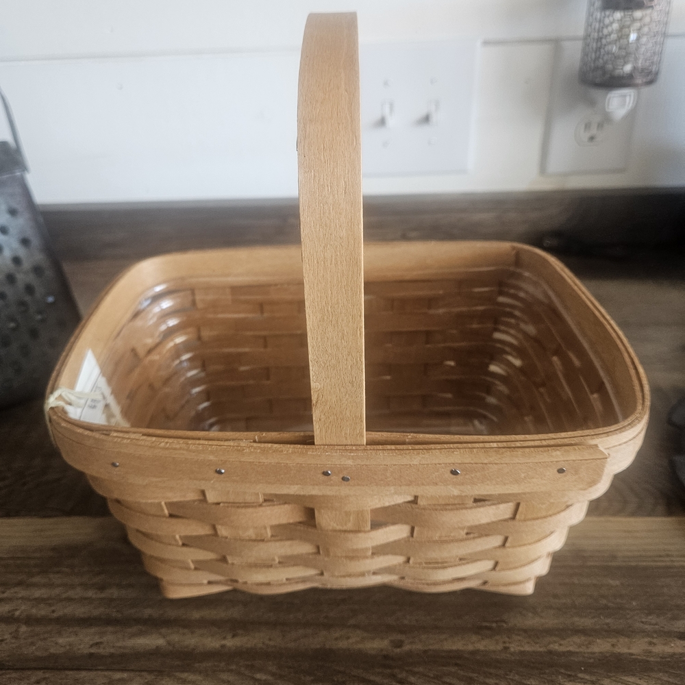 Longaberger Natural Tan Woven Basket